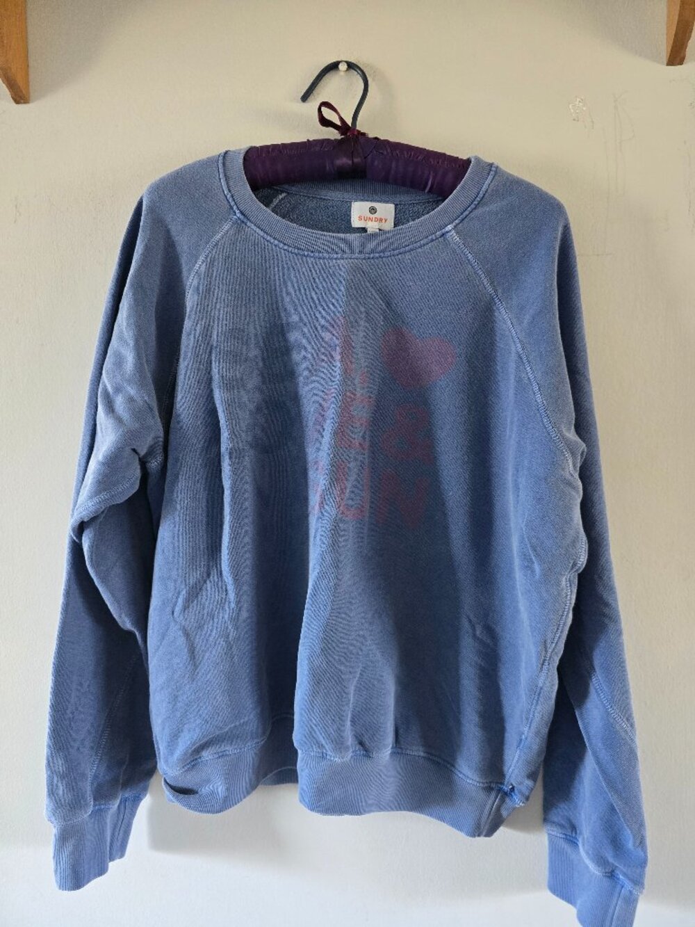 Sundry SEA , LOVE & SUN Cotton Sweatshirt Size 3